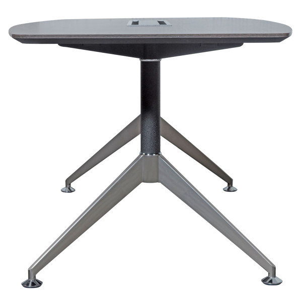 Nero Boardroom Bundle with 6 x Cante Chairs